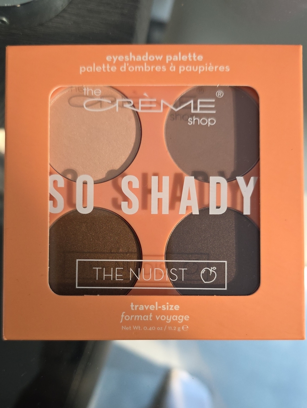 The Crème Shop So Shady ‘The Nudist’ Eyeshadow Palette - Neutral Peach & Brown